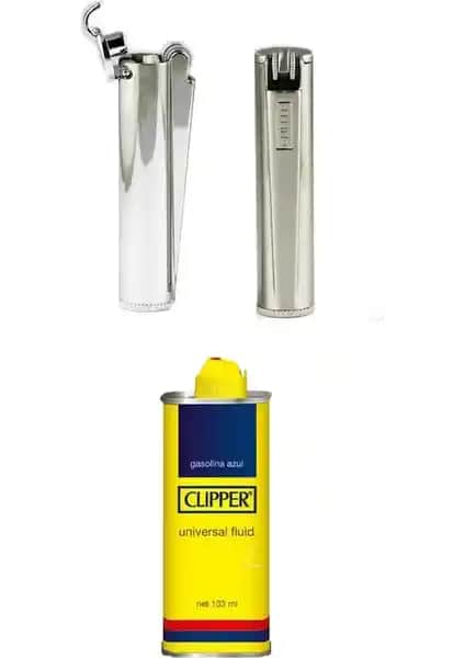 CLİPPER Benzinli Çakmak ve Benzin Seti: Güvenilir ve Yüksek Kalite Açık Hava Aydınlatma Çözümü