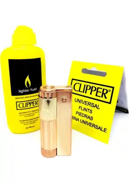 CLİPPER Benzinli Metal Muhtar Çakmak: Dayanıklı ve Pratik Kullanım İçin Uygun