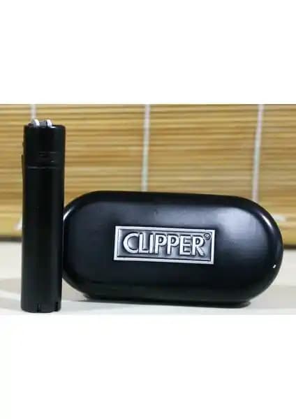 CLİPPER Metal Siyah Mat Çakmak Güvenli ve Modern Tasarımıyla Öne Çıkıyor