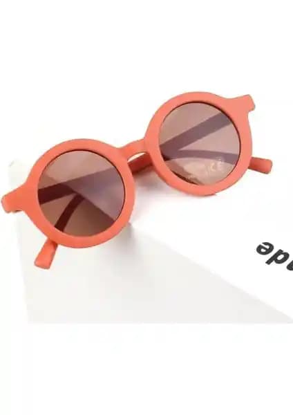 Eleven Market Renkli Yuvarlak Çocuk Gözlüğü 3-8 Yaş Güvenli ve Şık Tasarım