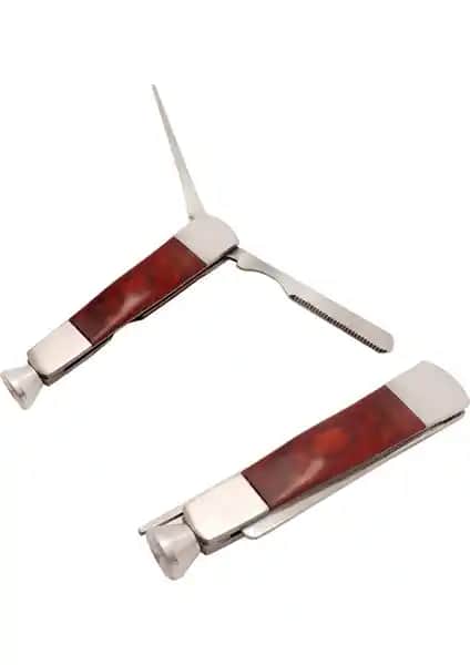 Falconetti PT37 Ahşap Çelik Delici Bastırıcı Kazıyıcı Pipo Kaşığı Ürün Tanıtımı ve Özellikleri