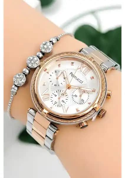 Ferrucci Kadın Kol Saati: Zarif Tasarım ve Dayanıklı Malzeme ile Günlük ve Özel Kullanım İçin