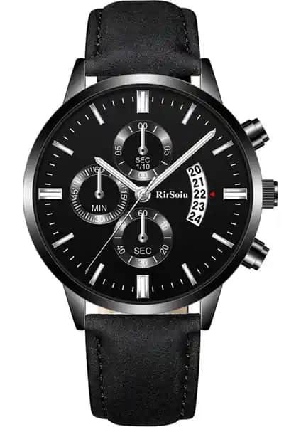 Foyou RS0053 Moda Lüks Erkek Deri Kayışlı Saat: Şık ve Fonksiyonel Tasarım Özellikleri