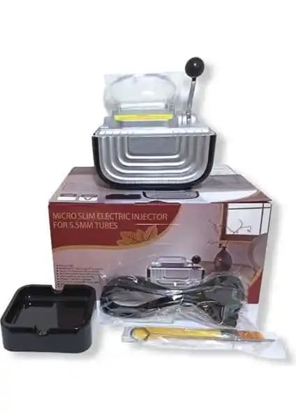 German Elektrikli Kollu Slim Sigara Sarma Makinesi 5,5 mm ile Pratik ve Hassas Sigara Sarma