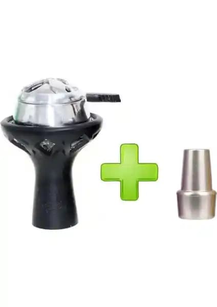 İnci Samsaris Vitria Silikon Cam Lüle ve Lotus Lüle Dönüştürücü ile Modern Nargile Deneyimi