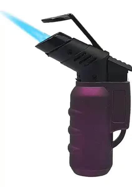 İndirim Center 1300°C Turbo Torch Tek Pürmüz Çakmak Güçlü ve Dayanıklı Tasarım