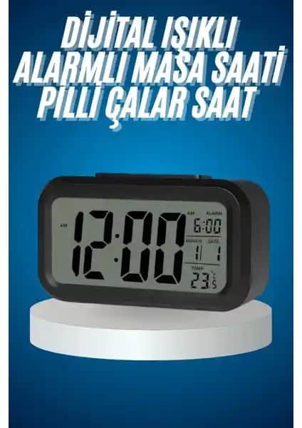 Modern Çok Fonksiyonlu Işıklı Masa Ofis Saati İşlevsellik ve Estetiği Bir Arada Sunar