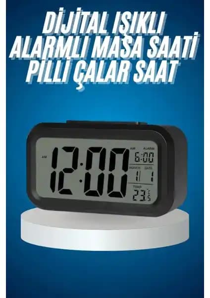Modern Çok Fonksiyonlu Işıklı Masa Ofis Saati İşlevsellik ve Estetiği Bir Arada Sunar