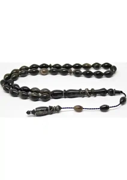 Nurberk Arpa Kesim Buffalo Boynuzlu Tesbih Doğal ve Estetik Bir Aksesuar