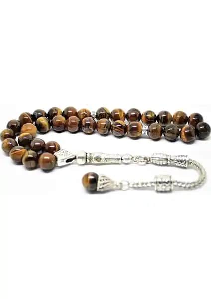 Nurberk Kaplan Gözü Tesbih Doğal Taşlarla Zarif ve Dayanıklı Tasarım