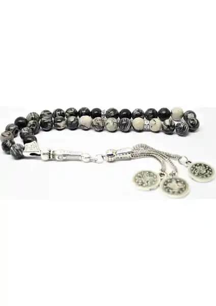 Nurberk Obsidyen Taşı Tesbih Doğal Güzellik ve Benzersiz Tasarımın Buluşması