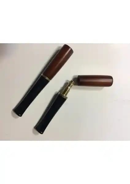 Pipsan Kalıcı Filtreli Gül Ağacı Ağızlık İnce Sigara Kullanımı için Dayanıklı ve Estetik Tasarım