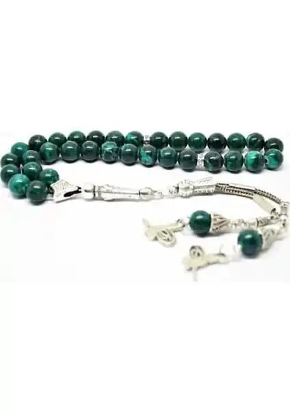 RD Ekoavm Yeşil Jasper Tesbih Doğal Güzellik ve El İşçiliği İle Özgün Bir Takı Parçası