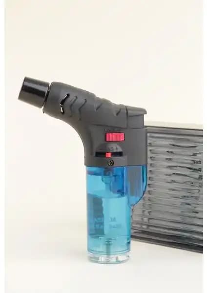 Silvio Monetti Mavi Gazlı Torch Pürmüz Çakmak SMC040PR02 Güçlü ve Estetik Tasarım