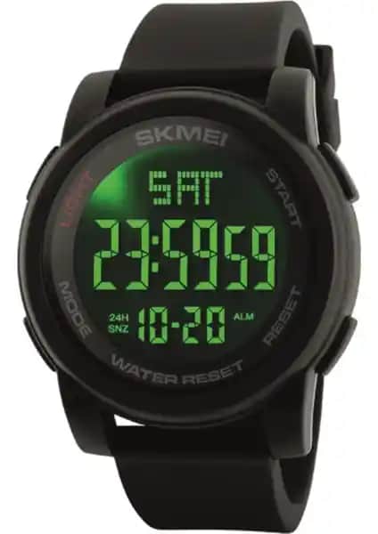 Skmei 1257BK Erkek Dijital Kol Saati Modern Tasarım ve Çok Fonksiyonlu Özelliklerle