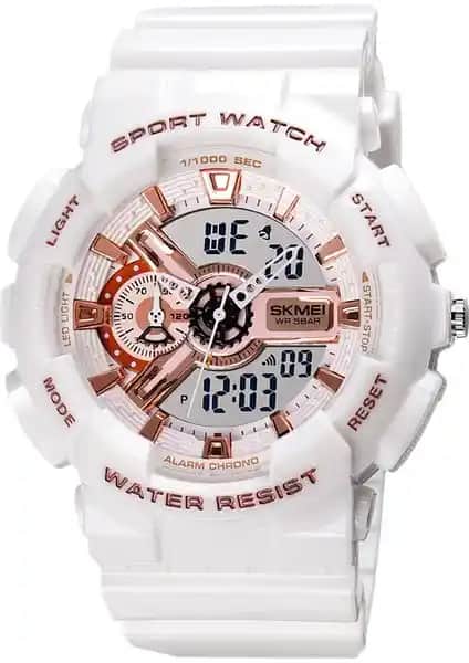 Skmei 1688WT Çift Ekranlı Çok Fonksiyonlu Su Geçirmez Spor Saati İncelemesi