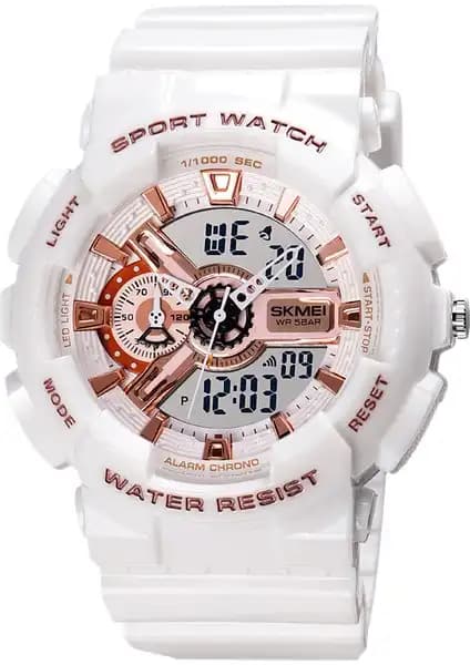 Skmei 1688WT Çift Ekranlı Çok Fonksiyonlu Su Geçirmez Spor Saati İncelemesi