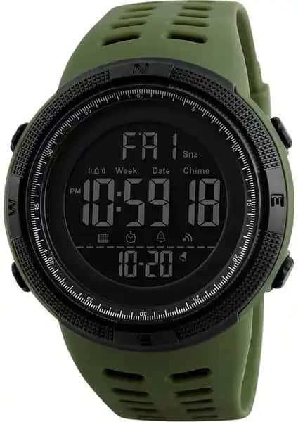 Skmei Dijital Su Geçirmez Erkek Spor Saati 1256 Fonksiyonellik ve Modern Tasarım