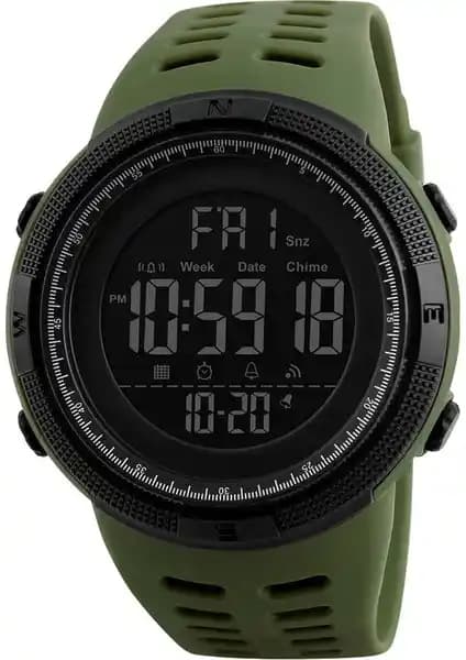 Skmei Dijital Su Geçirmez Erkek Spor Saati 1256 Fonksiyonellik ve Modern Tasarım