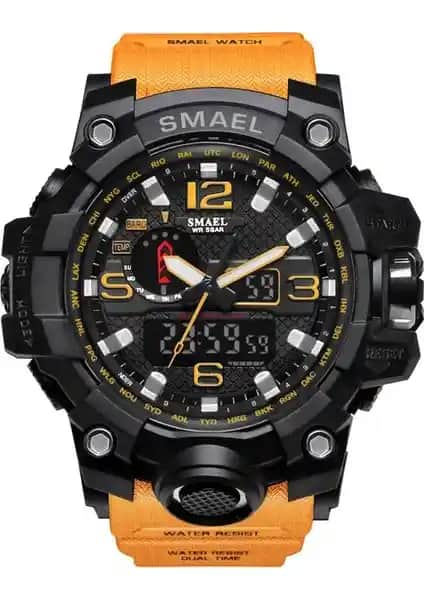 Smael S1545 Turuncu Erkek Kol Saati: Modern Tasarım ve Çok Fonksiyonlu Kullanım Özellikleri