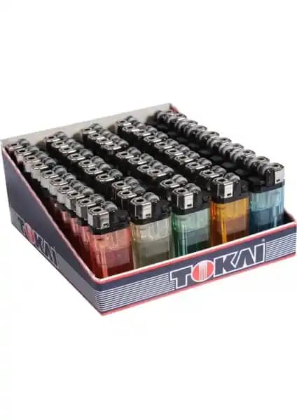 Tokai Taşlı Doldurulabilir Çakmak 50'li Paket Güvenilir ve Ekonomik Kullanım İçin