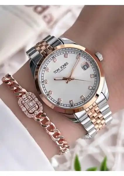 Tom Jones Çelik Kordon Kadın Saatleri: Şıklık ve Dayanıklılığı Bir Arada Sunan Tasarım