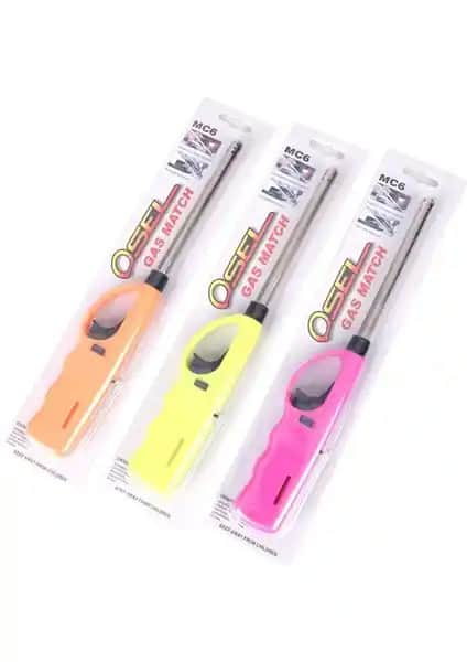 Toptancı Amca 3'lü Mutfak Çakmak Seti Kaliteli ve Renkli Kullanışlı Tasarım