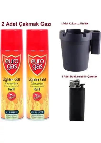 Toptancı Amca Çakmak Gazı Seti 270 ml Güvenilir ve Pratik Yakıt Kaynağı