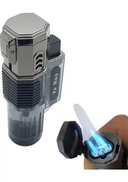 Torch Üç Pürmüz Alev Çakmak: Şık Tasarım ve Yüksek Performanslı Gazlı Çakmak