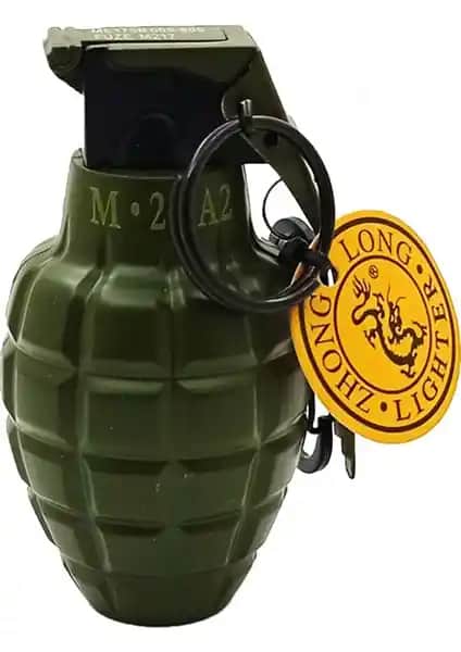 Tusah Masa Çakmağı El Bombası Şeklinde Güçlü ve Dayanıklı Tasarım