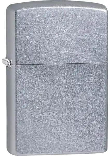 Zippo 207 Regular Street Chrome Çakmak Modern ve Dayanıklı Sokak Stilini Yansıtan Tasarım
