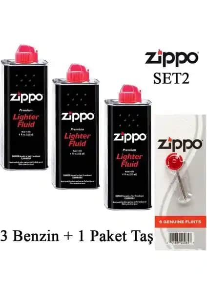 Zippo 3 Benzin ve Taş Seti: Dayanıklı ve Performanslı Çakmak Aksesuarları