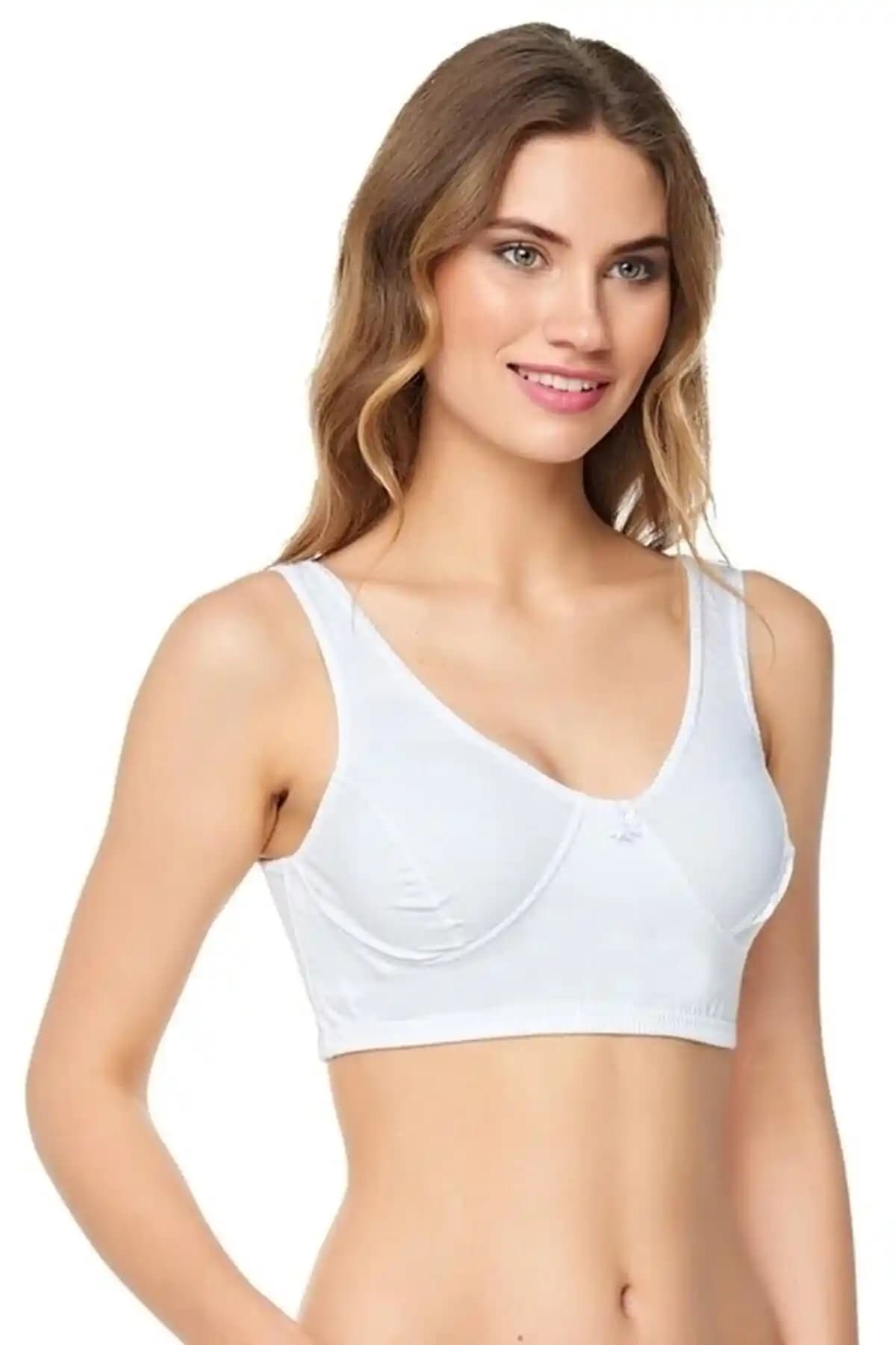 %100 Pamuk İçerikli Yarım Atlet Lambada Sütyen: Günlük Konfor ve Şıklık Sunan Tasarım