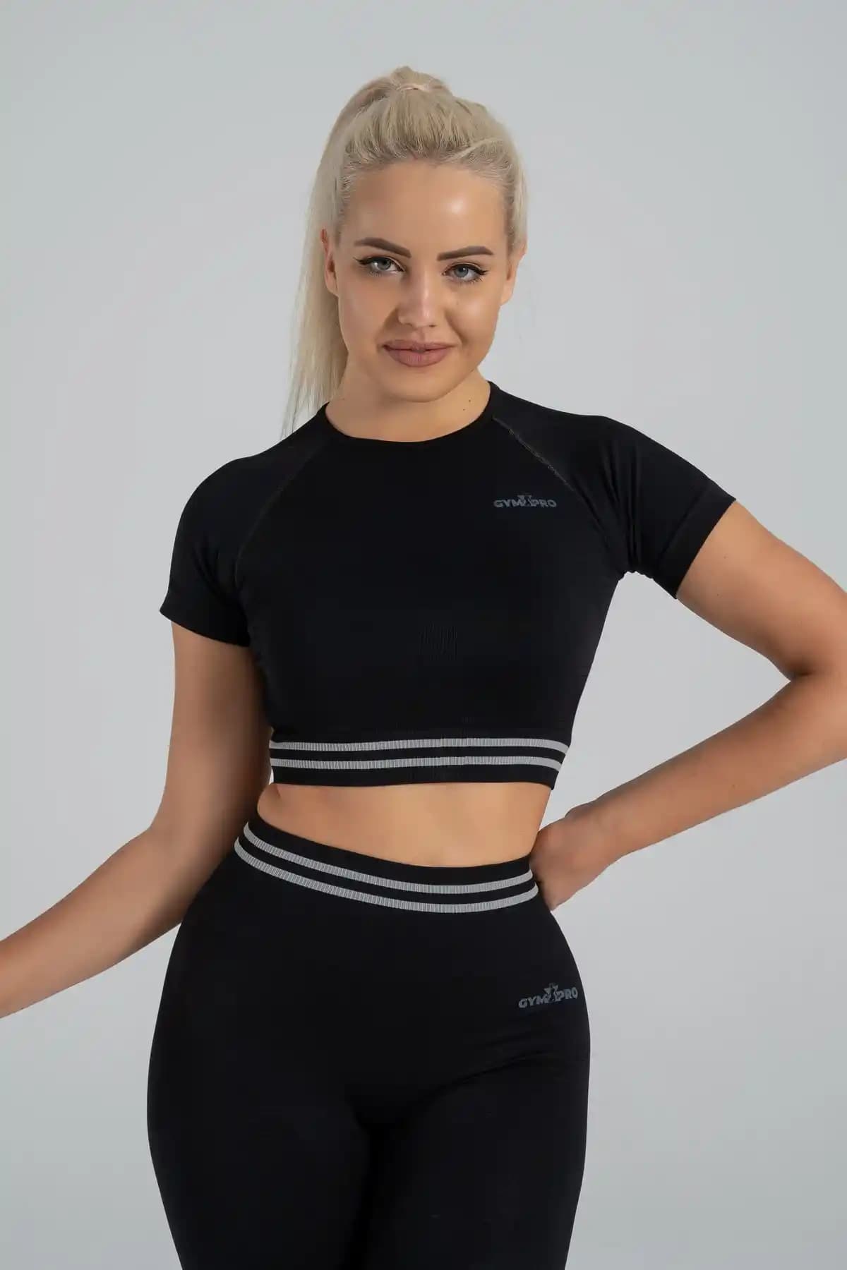 GYMXPRO Seamless Toparlayıcı Crop: Spor ve Günlük Kullanım İçin Şık ve Konforlu Tasarım