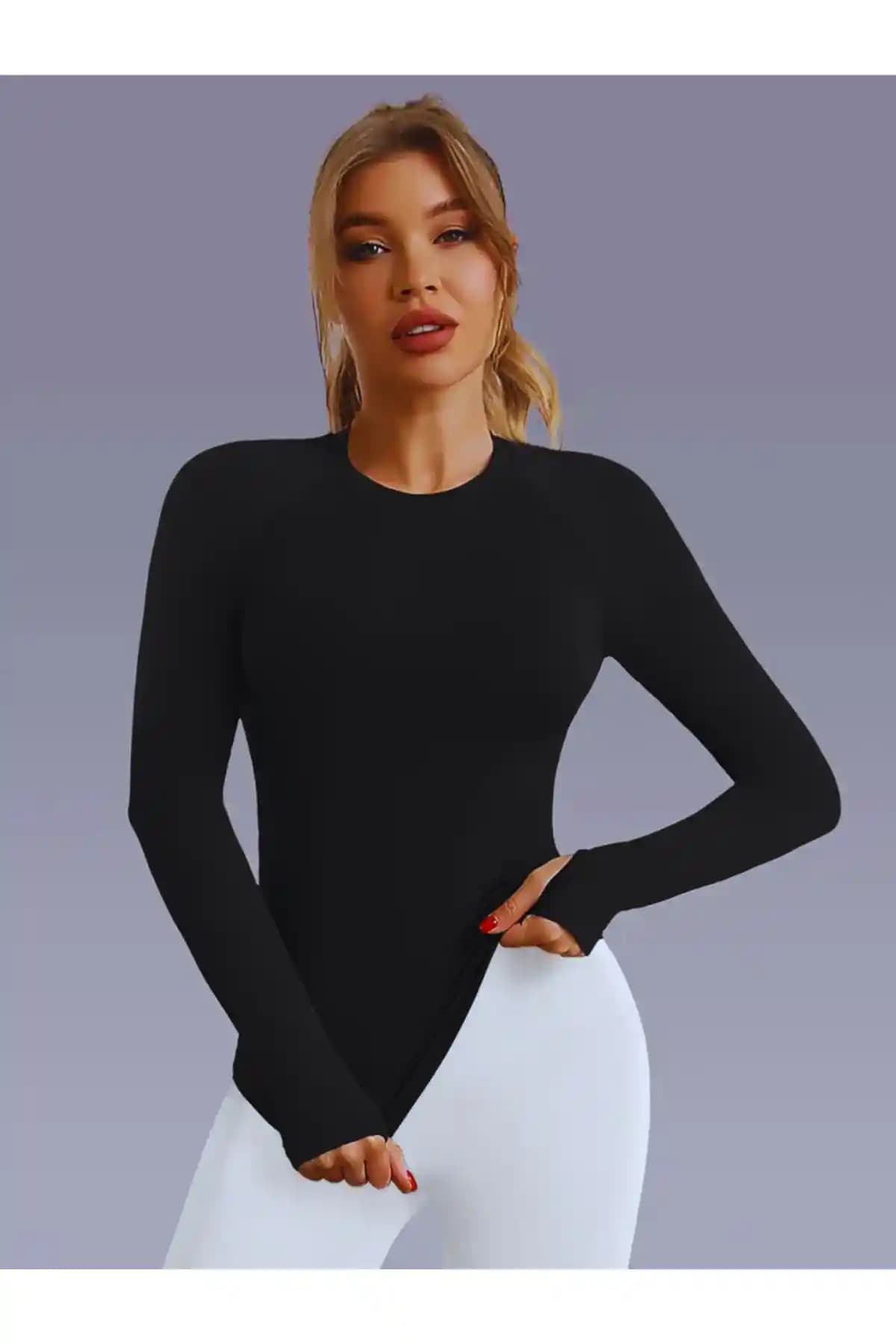 Kadınlar İçin Fonksiyonel ve Şık Uzun Kollu Spor Body Ürünü - RUTBİL SPORTS