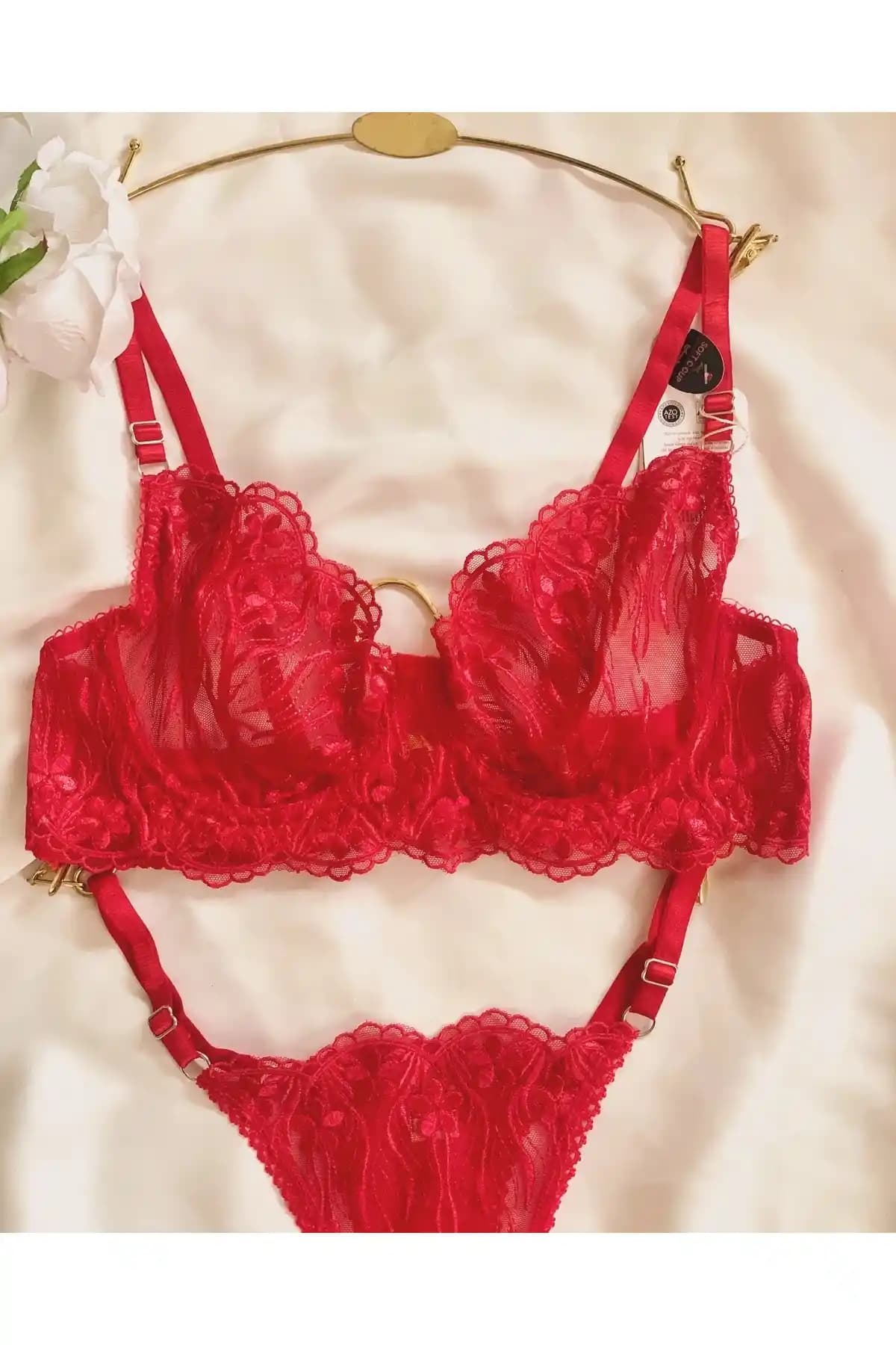 LA JOYA Fireball Kırmızı Büyük Beden Soft Takım Sağlıklı ve Şık Günlük Giyim Alternatifi