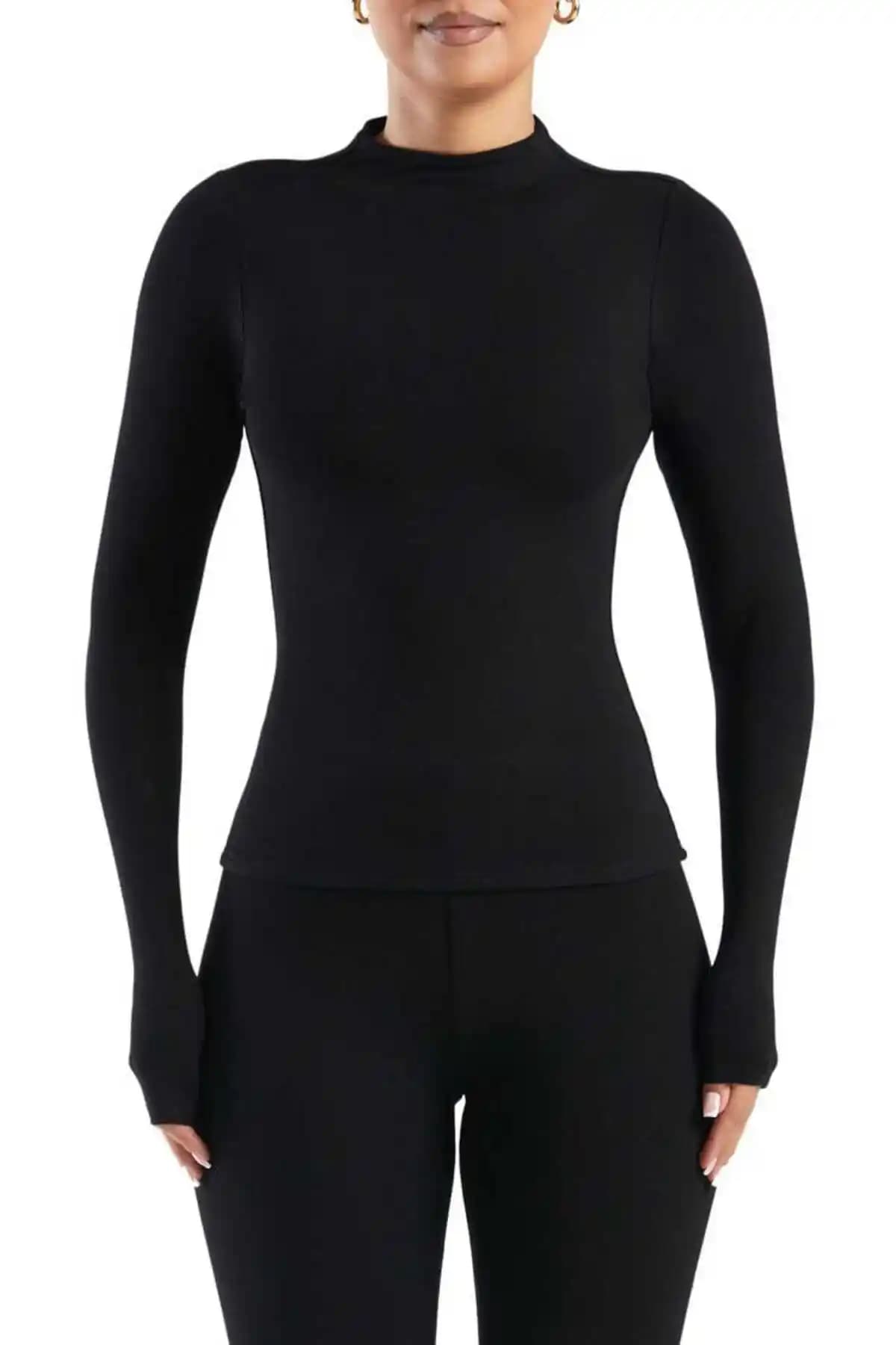 MADAM SHİLA Siyah Body Darkalıp: Modern ve Şık Günlük Kadın Giyim Parçası