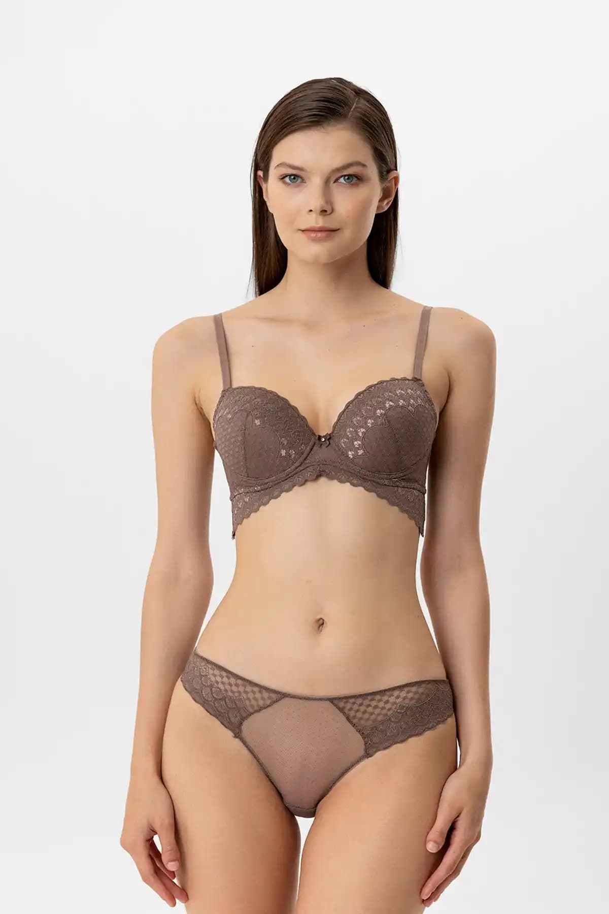 Pierre Cardin 4830 Milan Push Up Dantelli Balconette Sütyen ve Tanga Takımı Ürün Tanıtımı ve Özellikleri