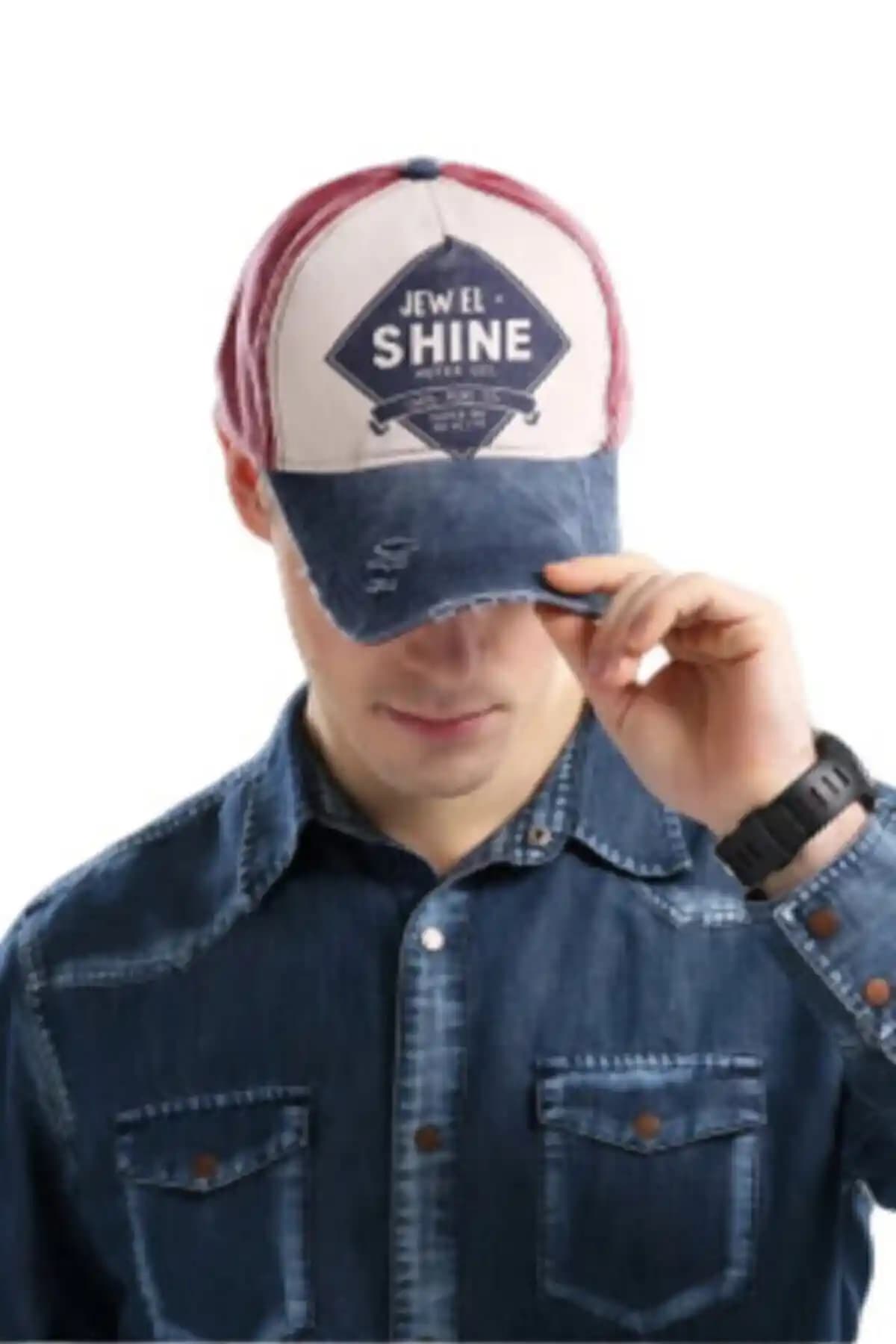 3D Unisex Lacivert Jewel Shine Beyzbol Eskitme Şapka: Konforlu ve Şık Tasarım