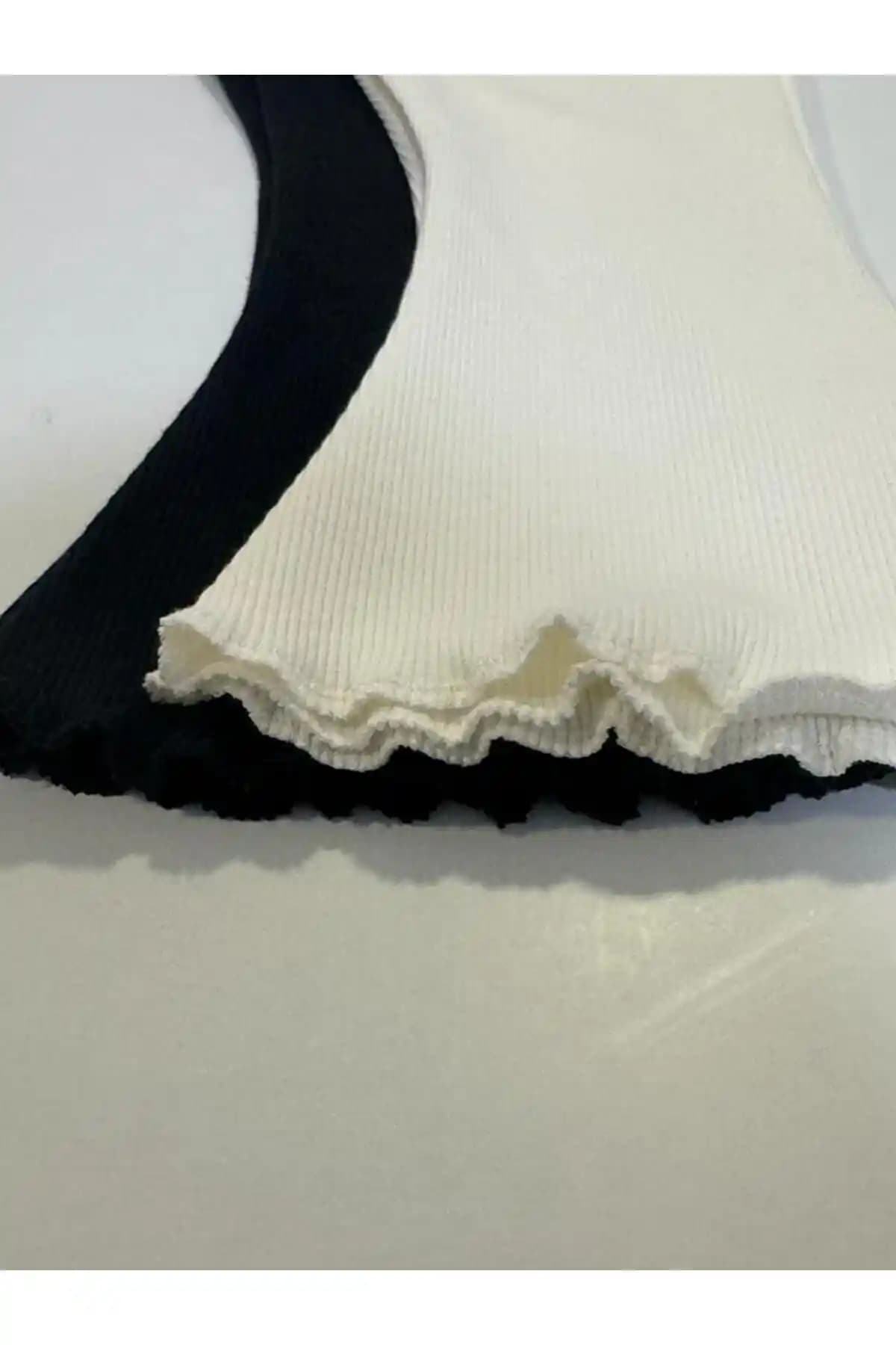 ARYA BABY 2'li Kız Bebek Triko Kaşkorse Ispanyol Paça Tayt Seti Rahat ve Şık