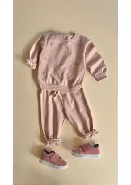 Cigit Sweatshirt Takım 1-7 Yaş Pudra Pembe: Rahat ve Şık Çocuk Giyim Seçeneği