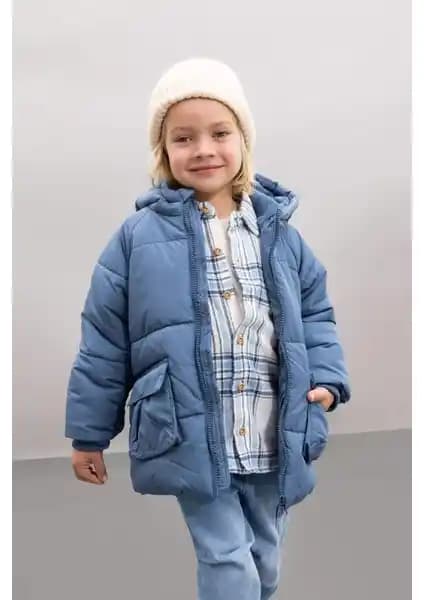 DeFacto Erkek Bebek Su Geçirmez Polar Astarlı Kapüşonlu Mont Modelleri ve Özellikleri