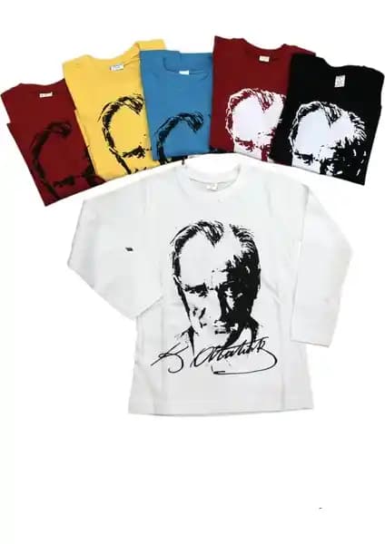 Dıgıl Kids Atatürk Temalı Uzun Kollu Penye Tişört: Çocuklar İçin Rahat ve Şık Seçenek