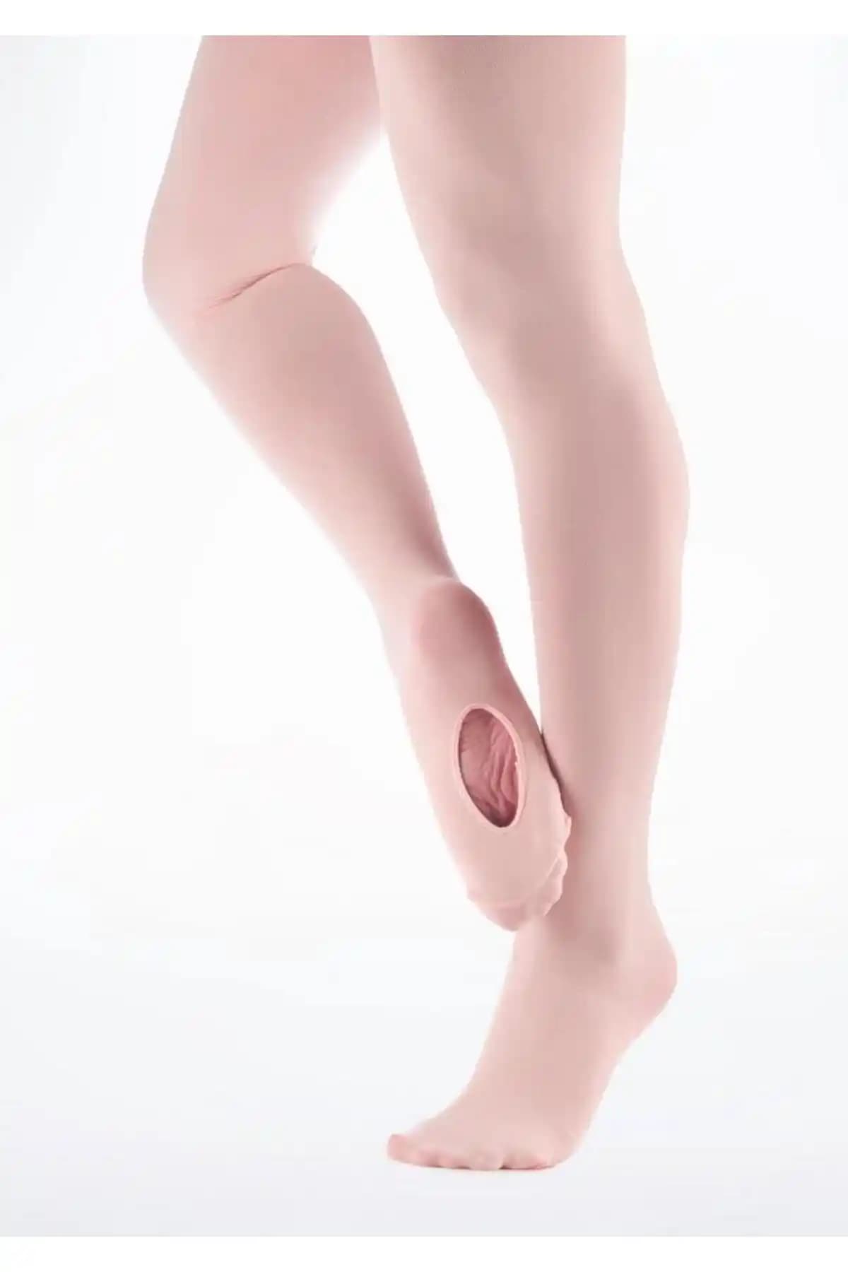 Gymo Dancewear Convertible Bale Çorabı Pembe: Estetik ve Konforu Buluşturan Dans Aksesuarı