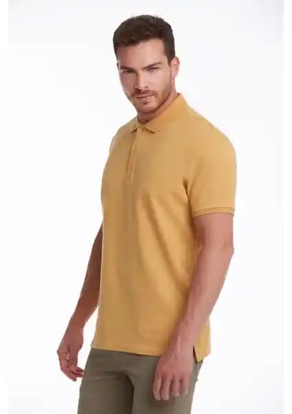 Hatemoğlu Erkek Hardal Regular Fit %100 Pamuk Polo Yaka Tişört İncelemesi ve Özellikleri