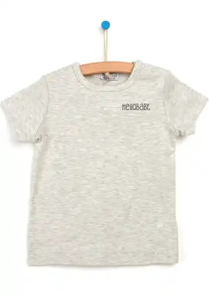 HelloBaby Basic Unisex Ribana Tişört: Kız Çocukları İçin Rahat ve Şık Günlük Giysi