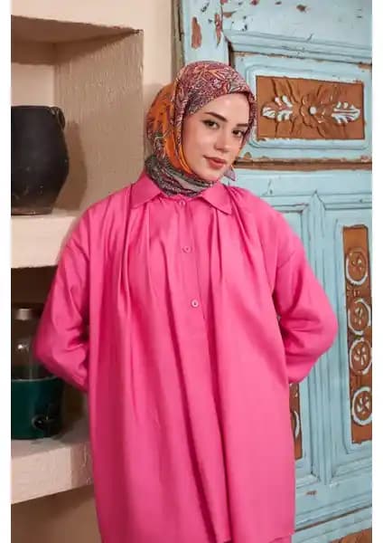 İpekhan Etnik Serisi Turuncu Pamuk Viskon Eşarp 1116-06: Şıklık ve Konforun Buluşması