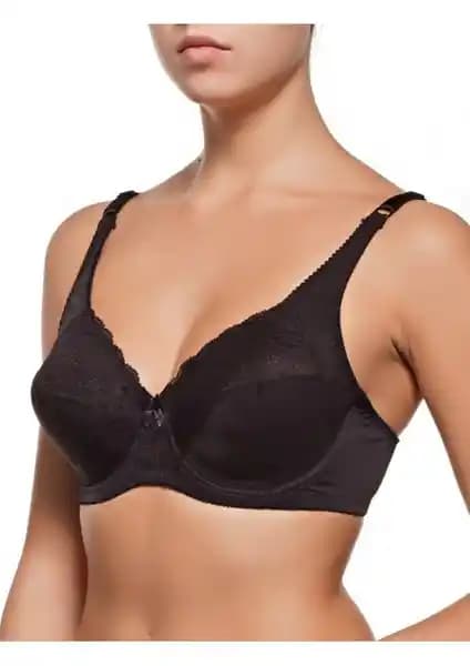 Kom Rosenna Toparlayıcı Sütyen Siyah: Büyük Göğüsler İçin Konforlu ve Şık Destek