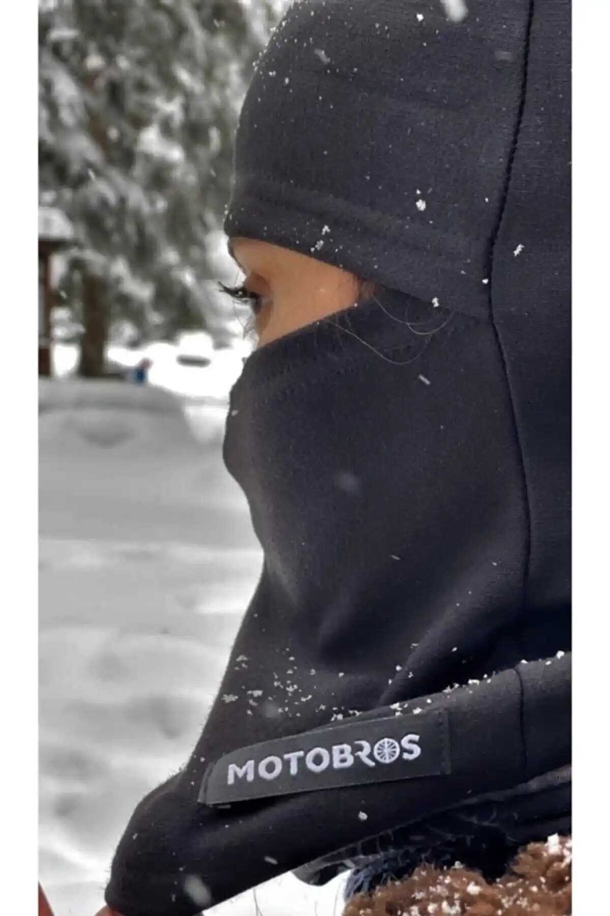 Motobros Termal Kar Maskesi %100 Pamuklu Anti Alerjen Soğuk Hava Koruması