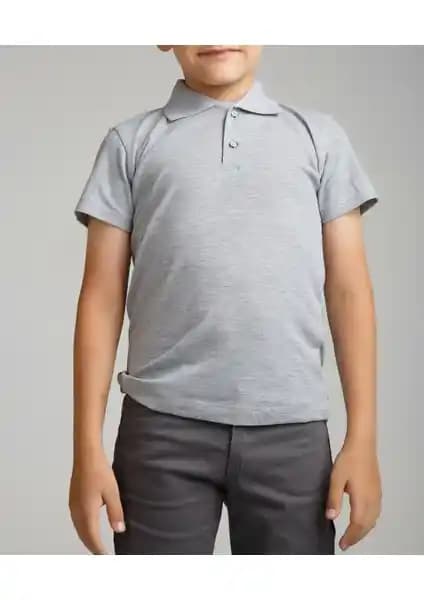 Nacar Çarşı Çocuk Polo Yaka Kısa Kol Gri Okul T-Shirt İncelemesi ve Özellikleri